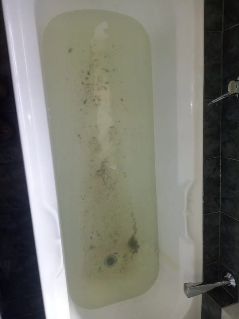 Bath waste blockage and standing water Sandton
