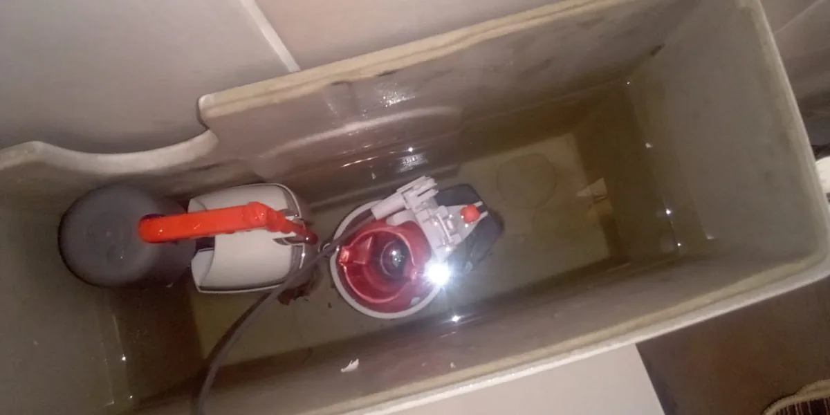 Toilet cistern overflow and internal valve check Sandton