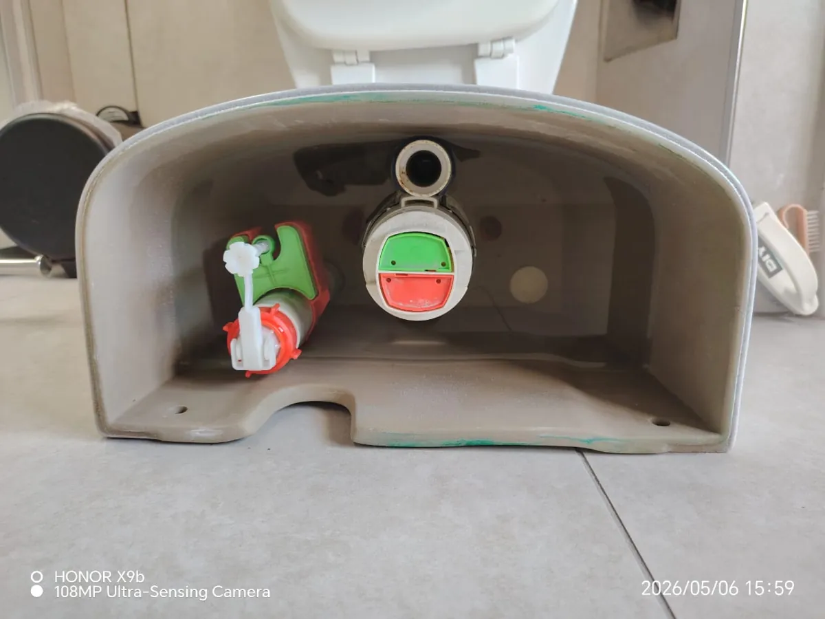 Toilet cistern running water repair inside cistern Sandton