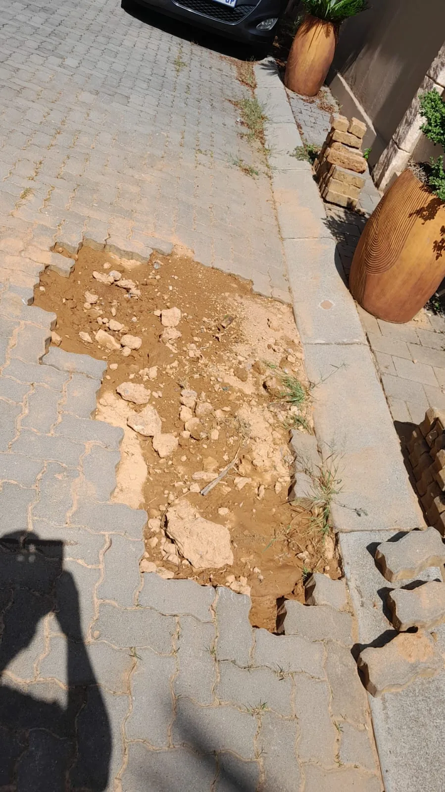 Leak detection Sandton wet paving, opened driveway and private-side underground leak investigation